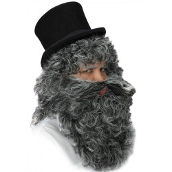 Sivá parochňa s fúzmi, historická pánska